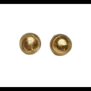 Vintage Earrings 80's Round Statement Piece Stud Clip On Jewelry